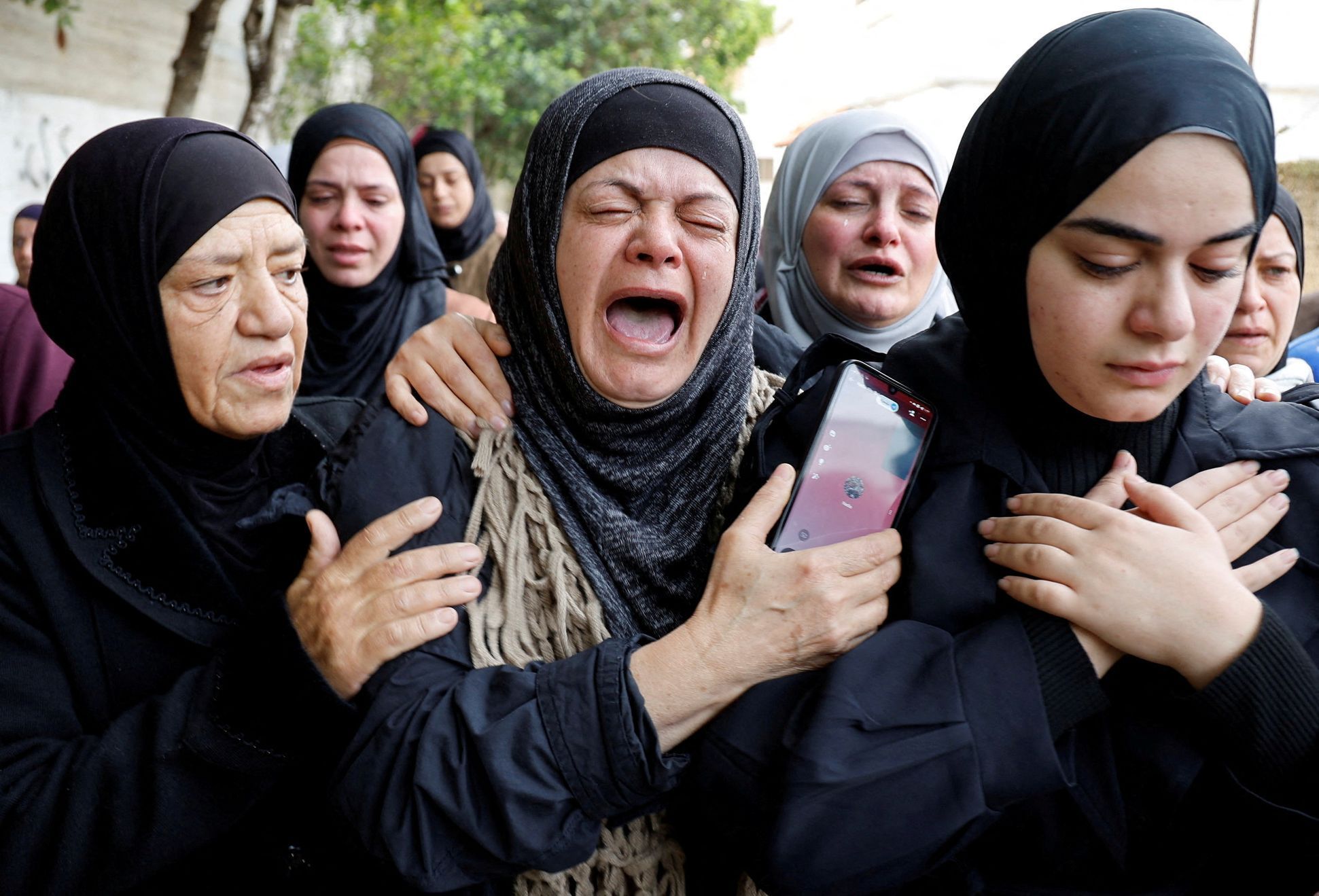 Izrael Palestinci pohřby 19