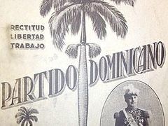 Poster Trujillovy Dominikánské strany.
