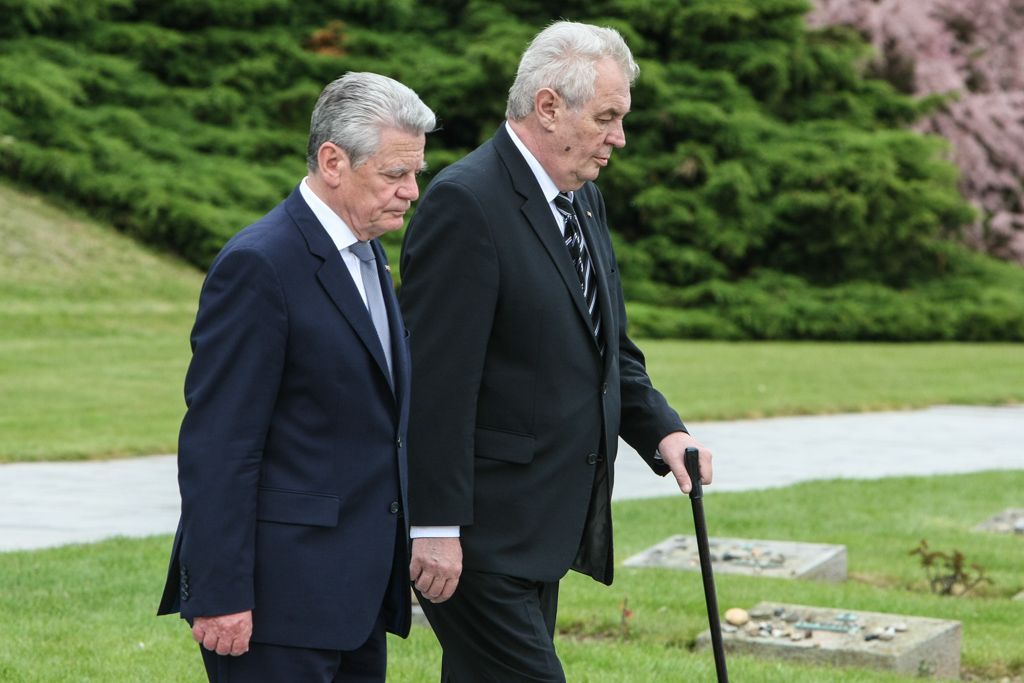 Joachim Gauck na návštěvě v Terezíně