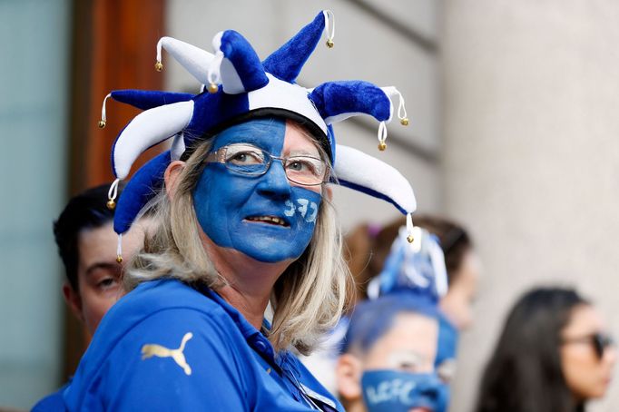 Oslavy mistrovského titulu Leicesteru City