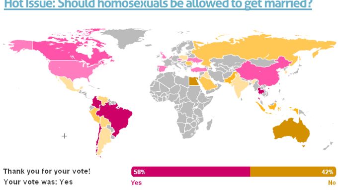 Měli by mít homosexuálové právo na uzavření sňatku?