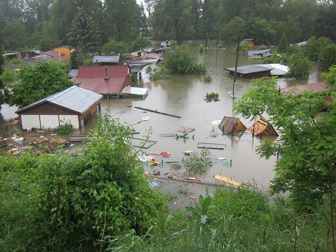 Vodní zkáza přišla velmi rychle.