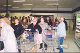 Otevření prvního supermarketu Mana v České republice - rok 1991, Jihlava