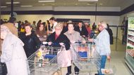 Otevření prvního supermarketu Mana v České republice - rok 1991, Jihlava