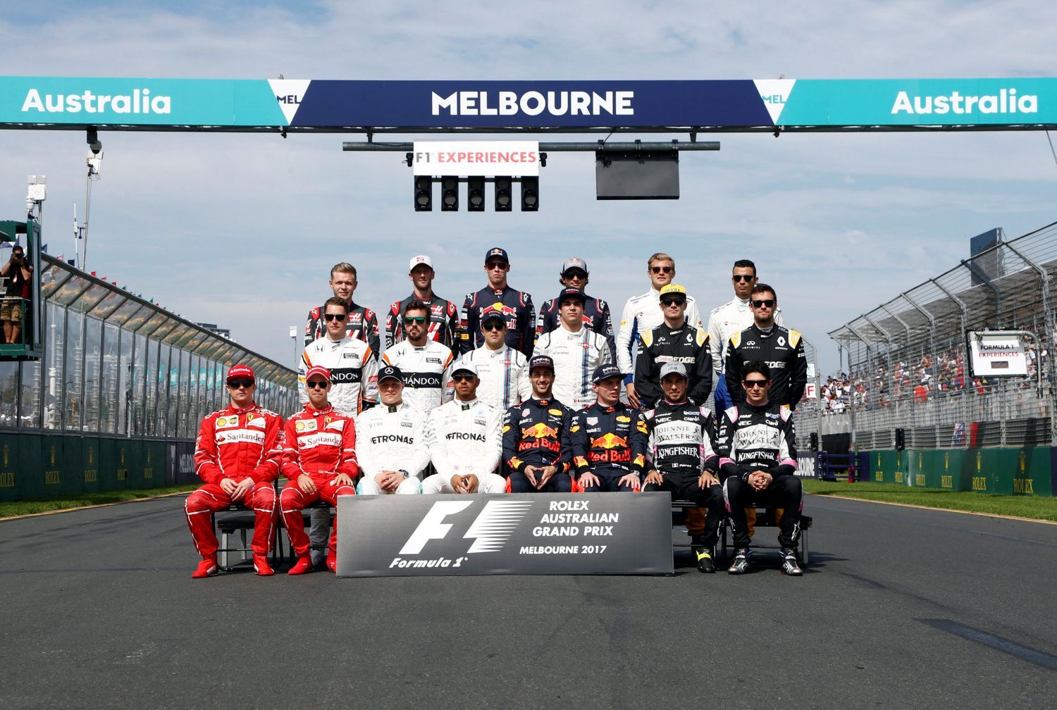 F1, VC Austrálie 2017: jezdci F1 2017