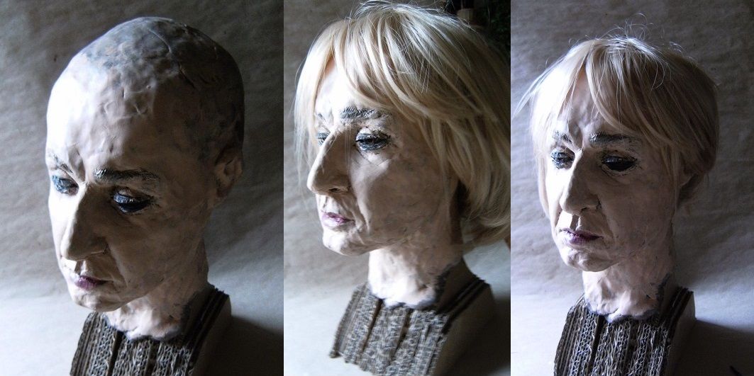 3D model rozřezané ženy