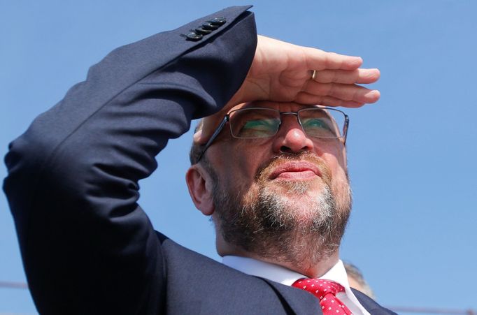 Volební lídr německých sociálních demokratů Martin Schulz.