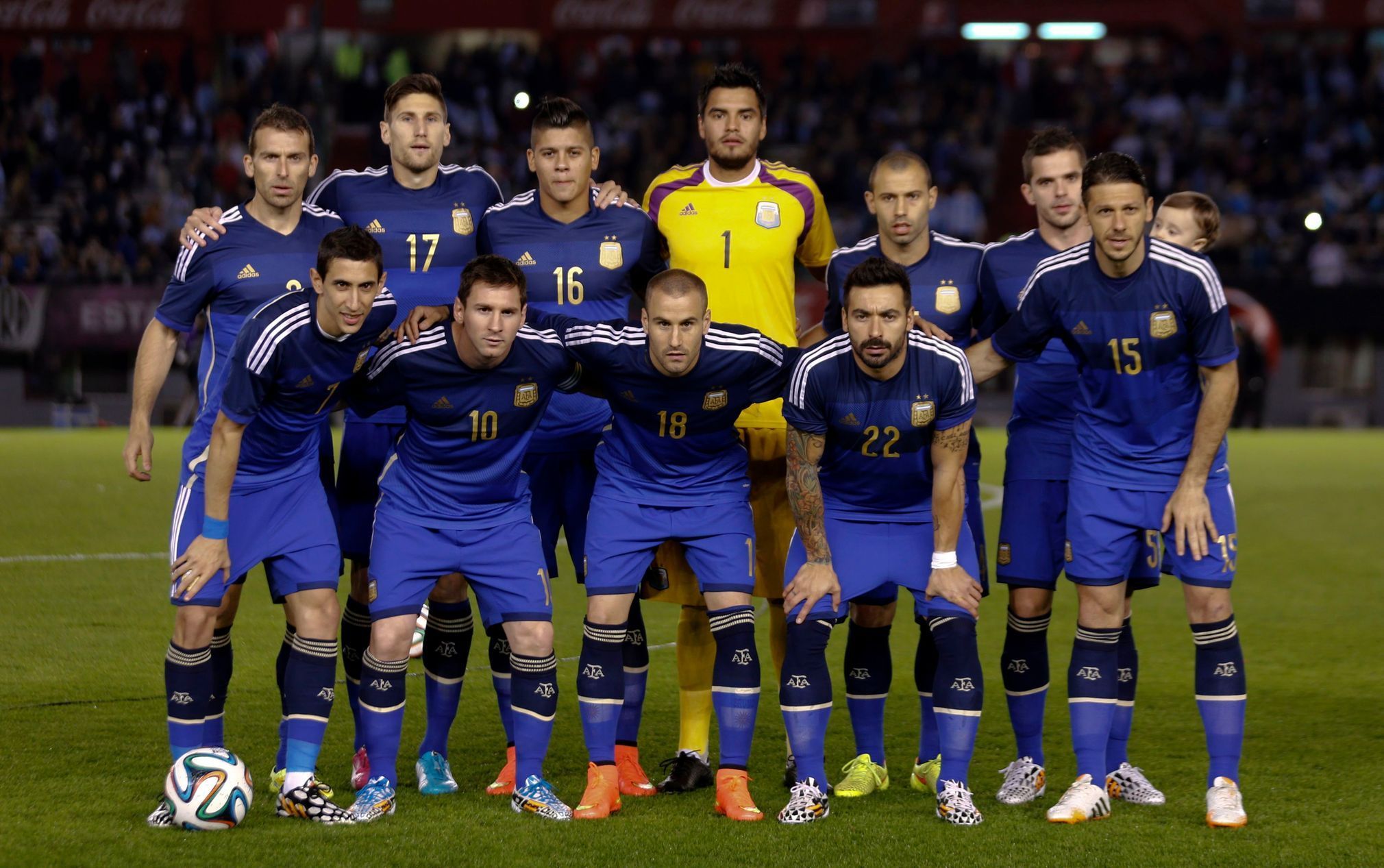 Argentinský fotbalový tým před MS 2014