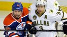 Stephane Robidas a Sam Gagner v utkání NHL 2013