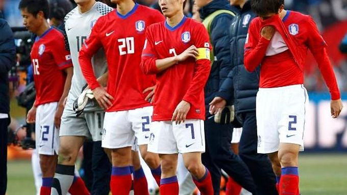 Korejští fotbalisté - ilustrační foto