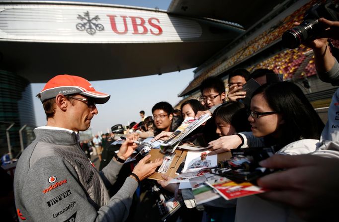 Formule 1, GP Číny: Jenson Button (McLaren)