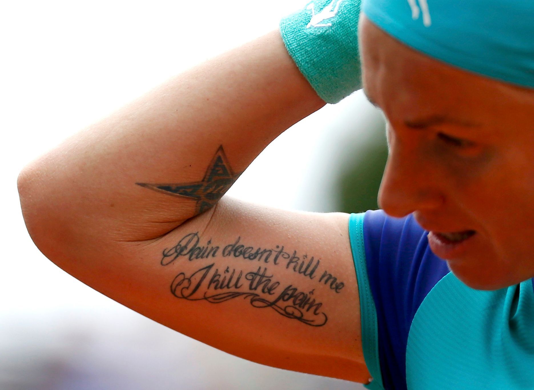French Open 2015: Světlana Kuzněcovová - tetování