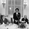 Muammar Kaddáfí, Lubomír Štrougal a Gustáv Husák 1982