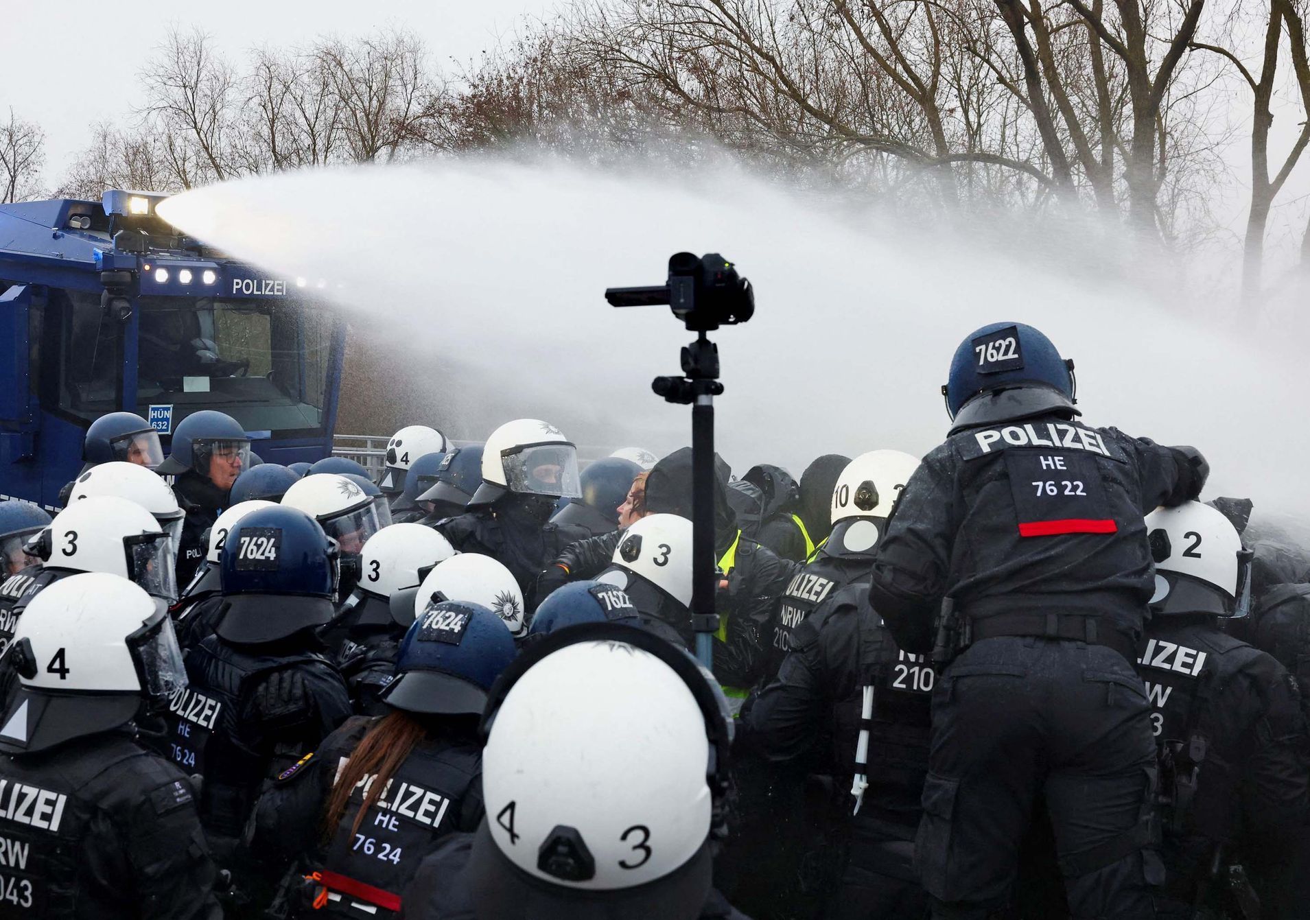 Německo, AFD, Alternativa pro Německo, Weidel. sjezd, Antifa, protest,  Generace Německo