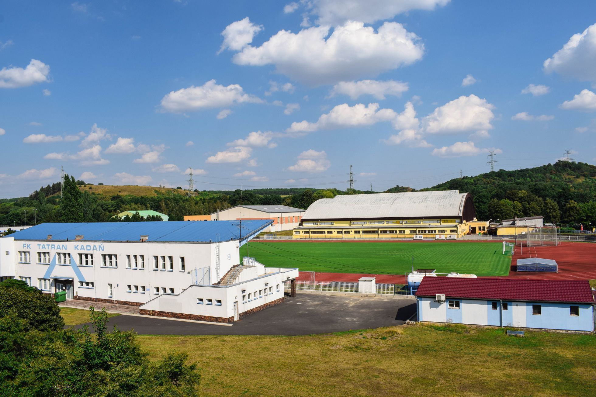 Kadaň, Ústecký kraj, reportáž, fotbalový stadion, zimní stadion