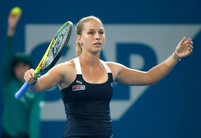 Dominika Cibulková na turnaji v Brisbane