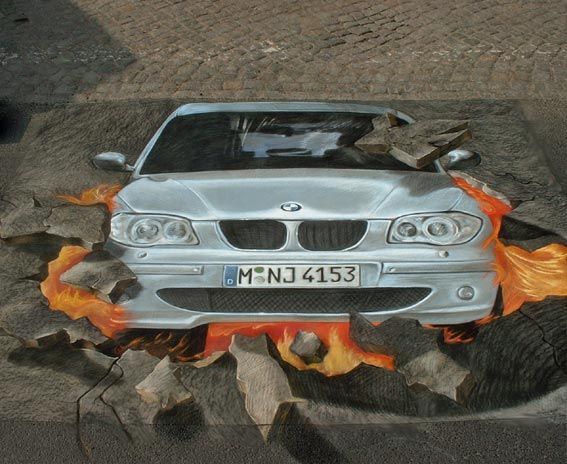Foto: 3D iluze - Manfred Stader /// BMW /// Zákaz použití ve článcích!!! ///