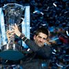 Novak Djokovič slaví triumf na tenisovém Turnaji mistrů 2012