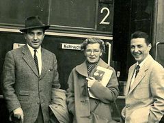 Jedna z mála fotografií Miloše Knorra ve Vídni