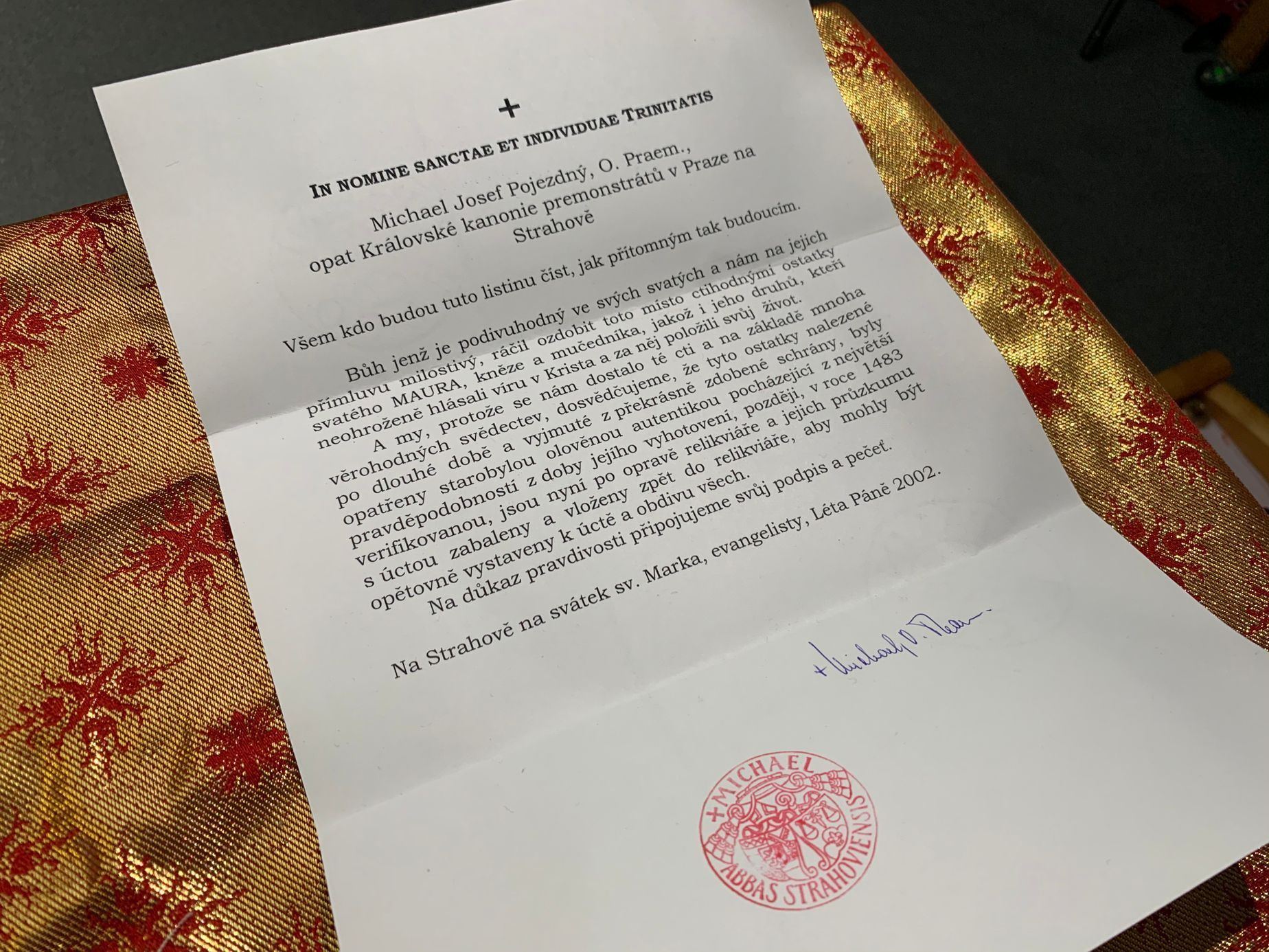 Relikviář svatého Maura