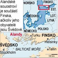 Mapa Alandy