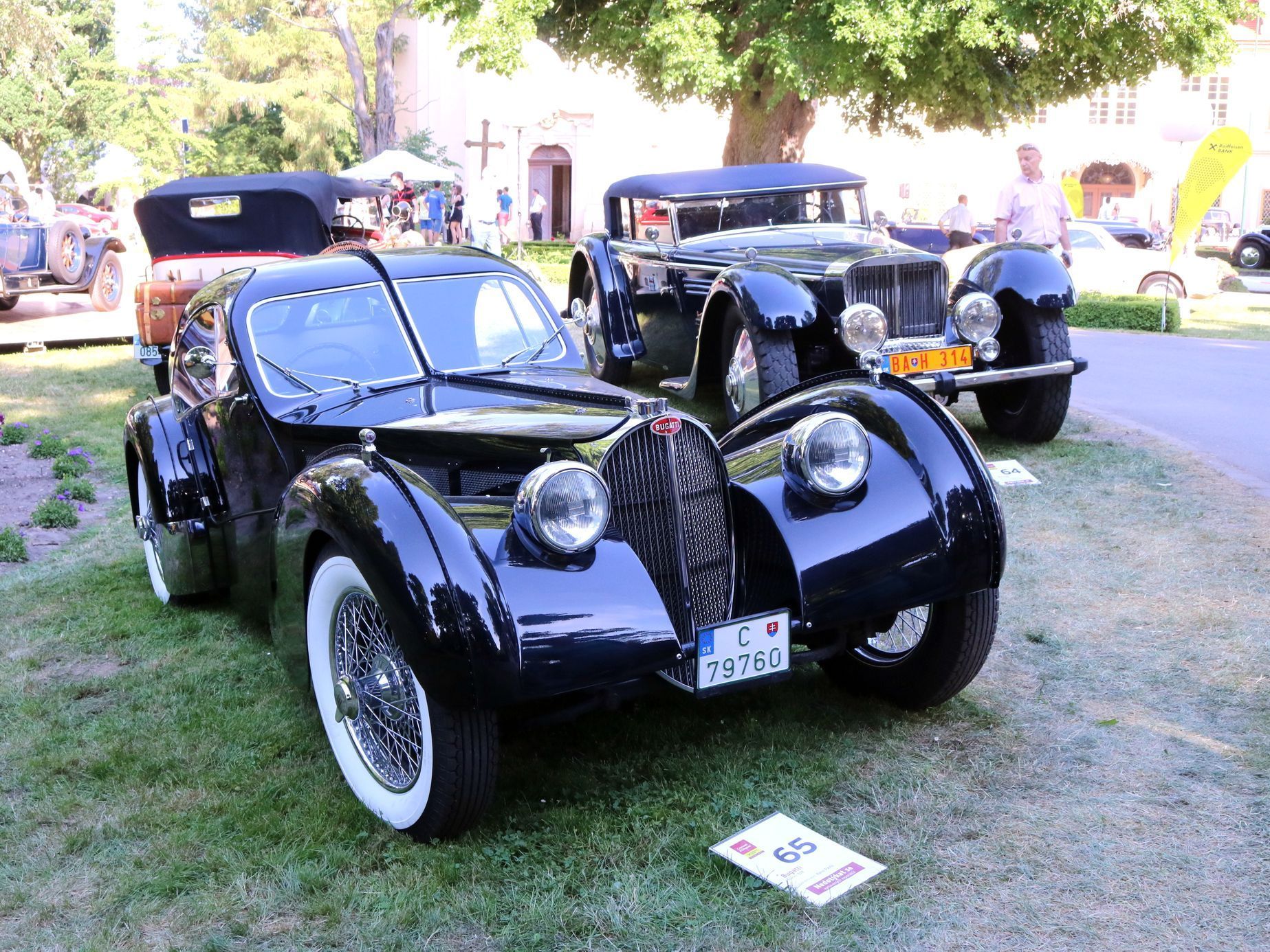 Auta na Chateau Loučeň Concours d´Elegance 2017