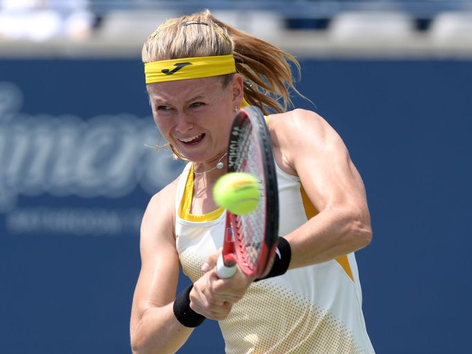 Marie Bouzková na turnaji v Torontu 2019 (Rogers Cup)