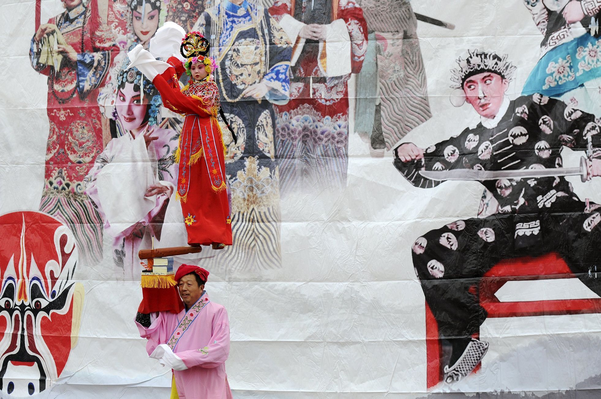 Oslavy Nového čínského roku v Chan-čcheng v Číně