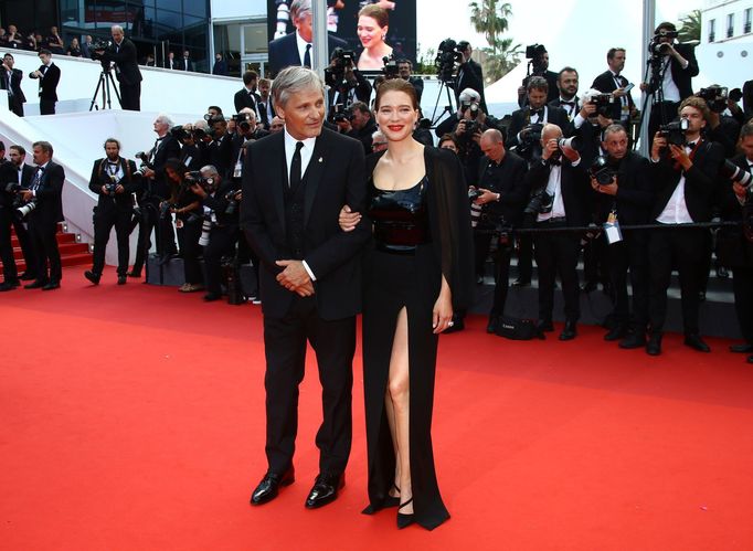 Herci Viggo Mortensen a Léa Seydouxová v Cannes.