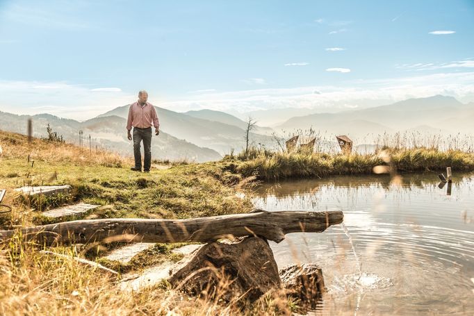 Jezero na Alpe-Adria Trail