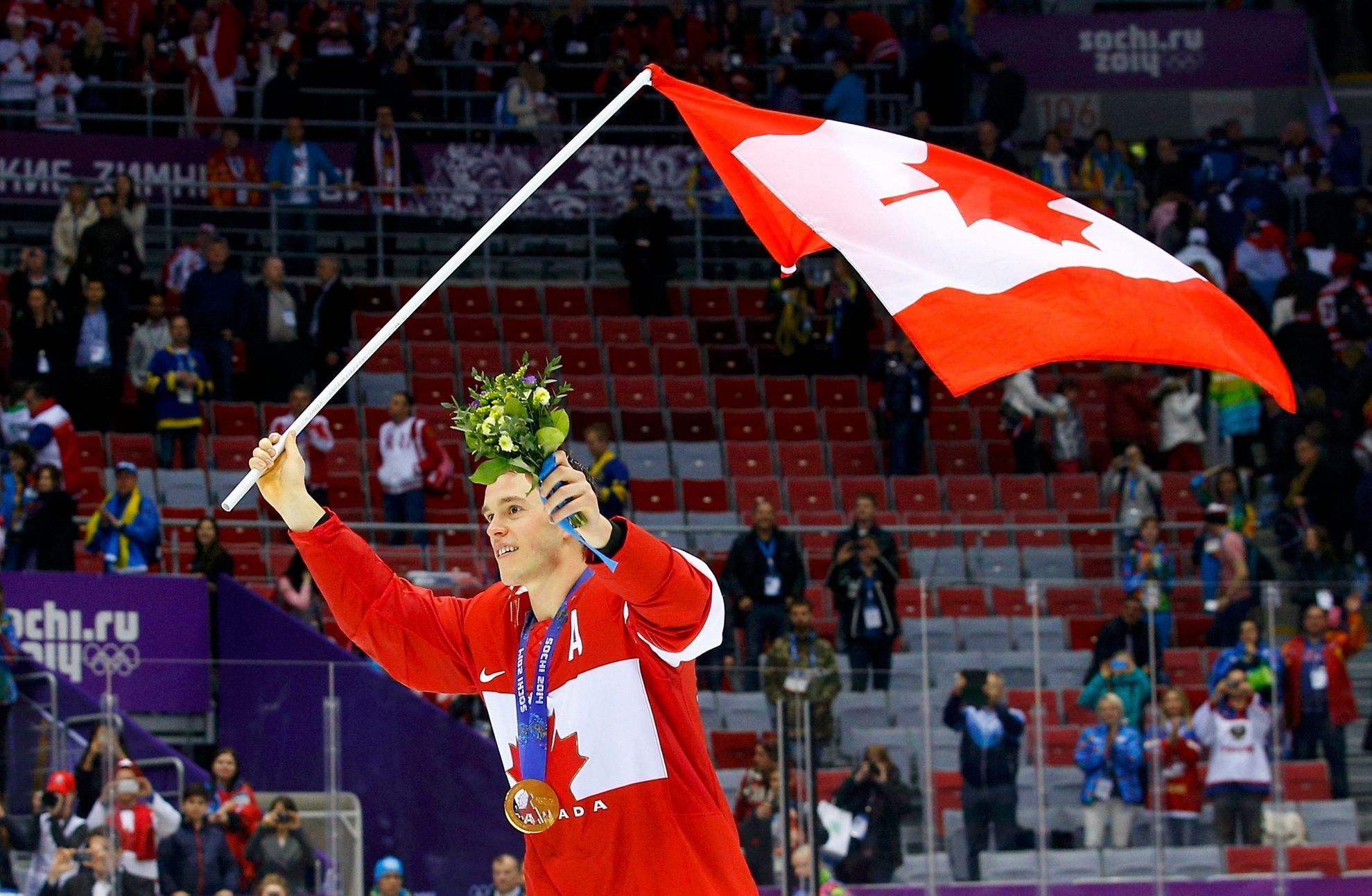 Kanada-Švédsko, finále: Jonathan Toews slaví olympijské zlato