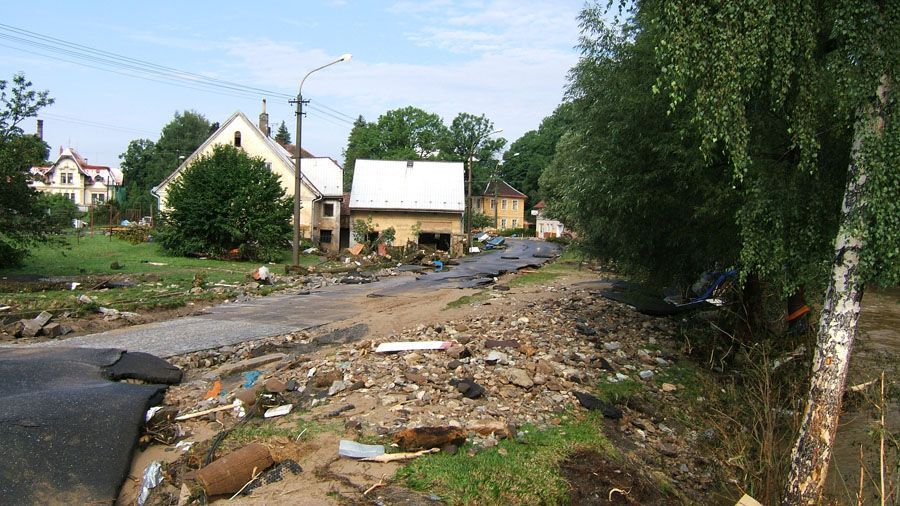 Povodně srpen 2010 - Raspenava