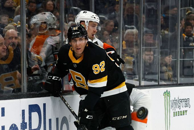 Tomáš Nosek v dresu Bostonu