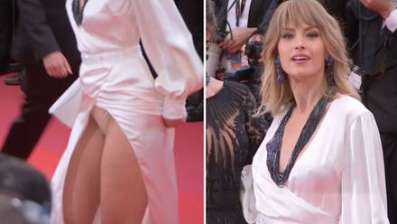 Českou topmodelku v Cannes zradily šaty. Nechtěně předvedla i spodní prádlo