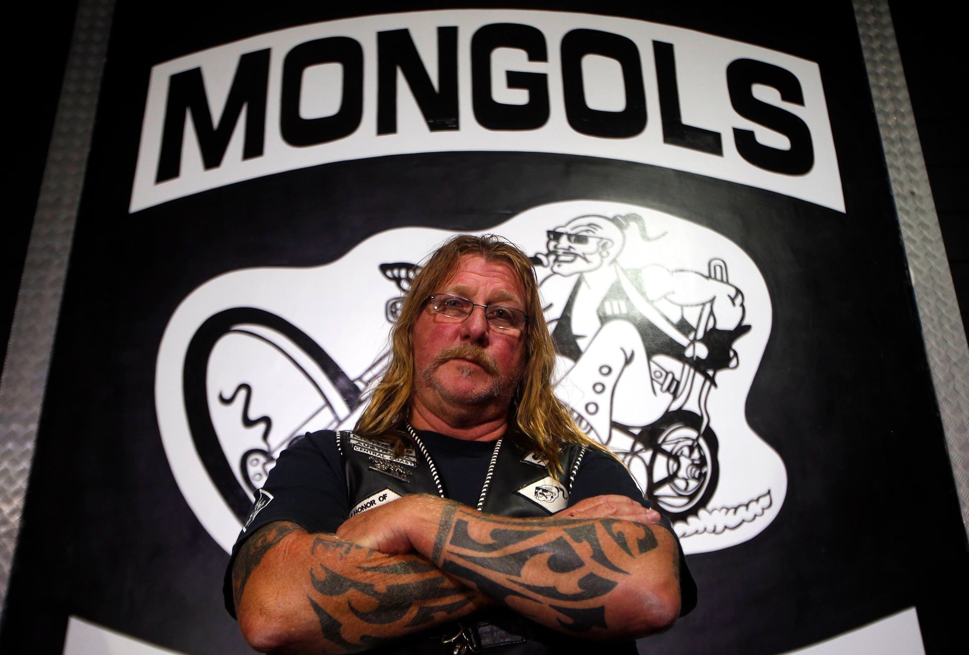 Member of the Mongols Motorcycle Club - 'Dass'