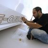 Úklid před otevřením autoshow ve Frankfurtu