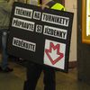 Pirátská akce proti turniketům v metru