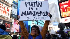 USA Ukrajina Rusko válka invaze protest