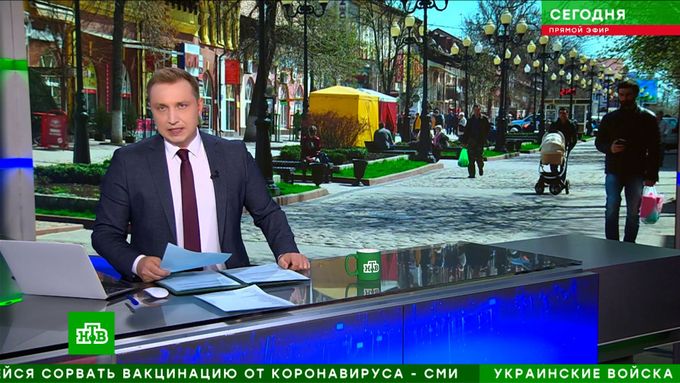 V reportáži o Chersonu použila ruská státní televize fotografii letoviska u Azovského moře