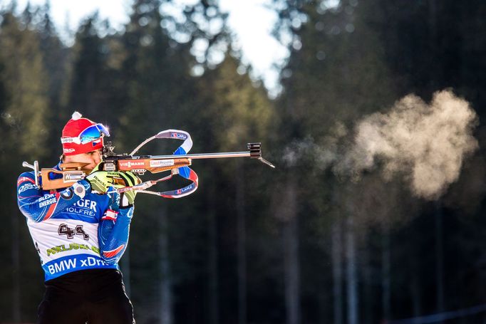 SP v Pokljuce,sprint M: Michal Krčmář