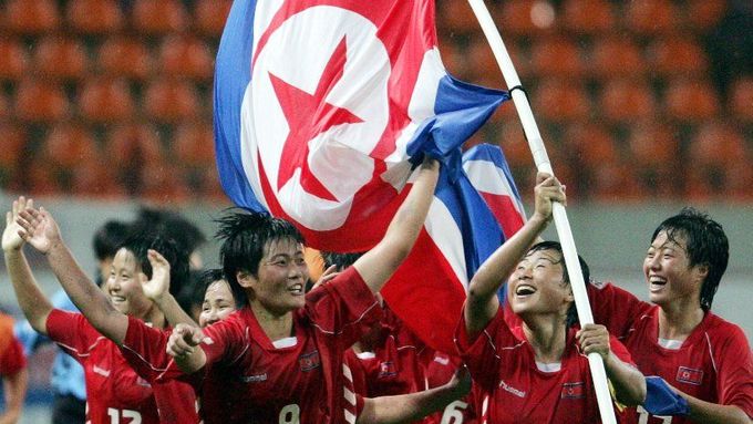 Fotbalová radost v Severní Koreji