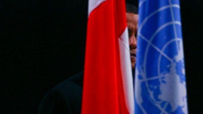 Americký prezident Barack Obama na summitu v Kodani.