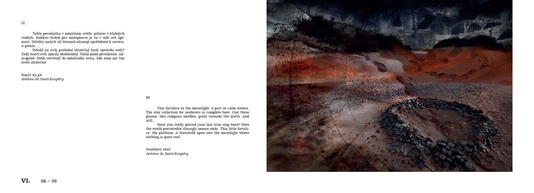 Vladimír Kysela: ukázky z fotografické monografie Mácha - Andersen - Exupéry