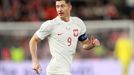 Robert Lewandowski v kvalifikaci ME 2024 Česko - Polsko