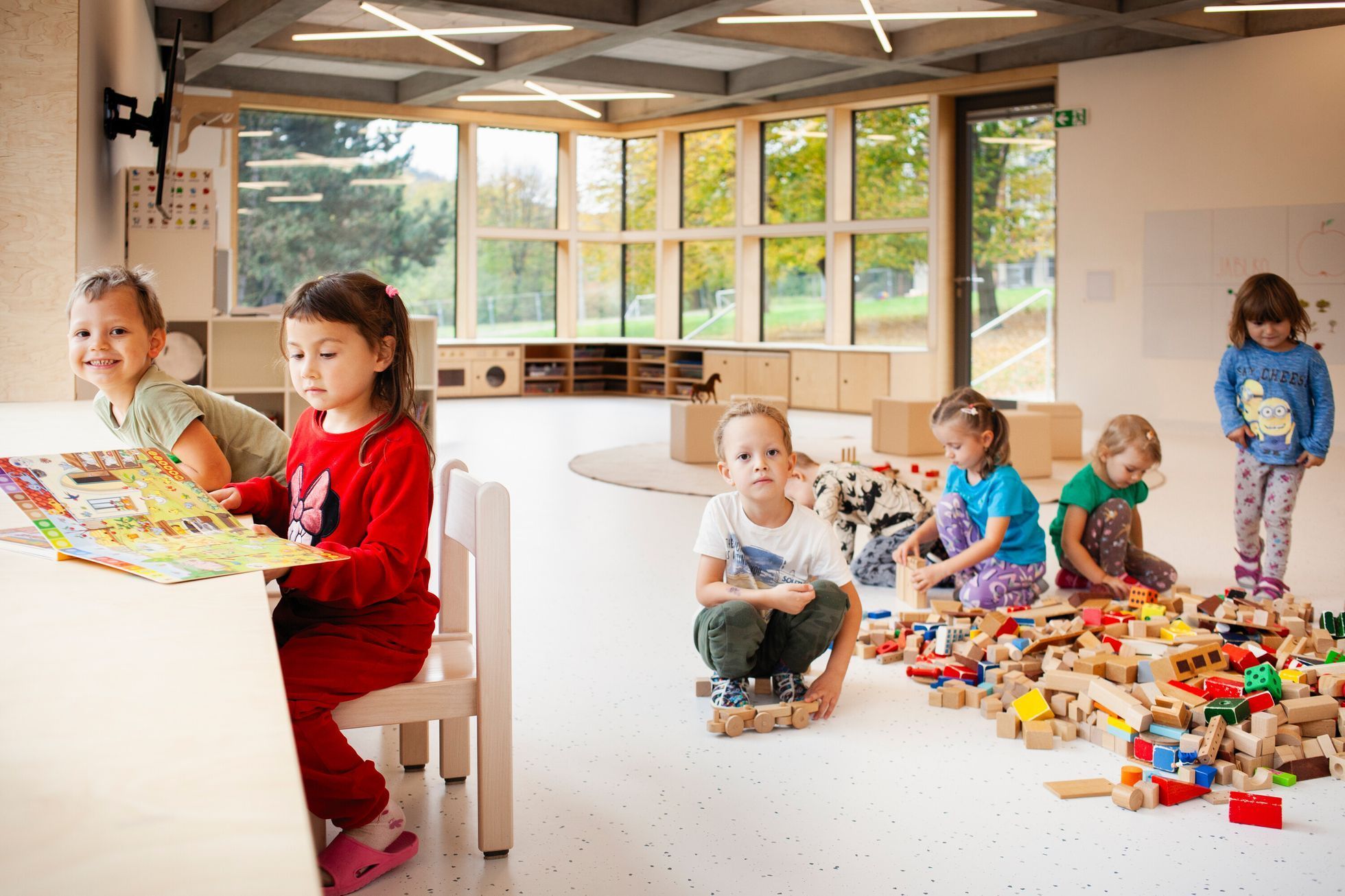 mateřská školka, školka, škola, Fulnek, architektura, děti