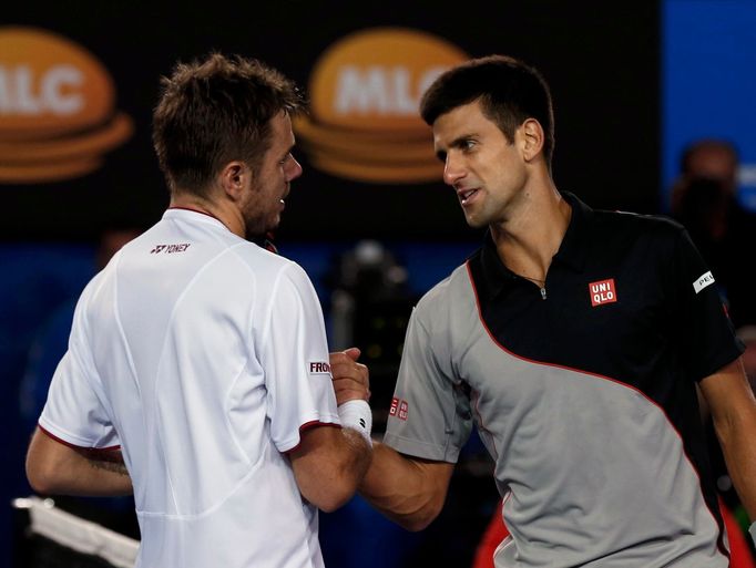 Novak Djokovič vs Stanislas Wawrinka ve čtvrtifinále Australian Open 2014