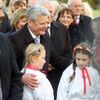 Joachim Gauck na návštěvě v Lidicích