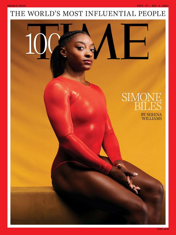 Simone Bilesová na obálce magazínu Time