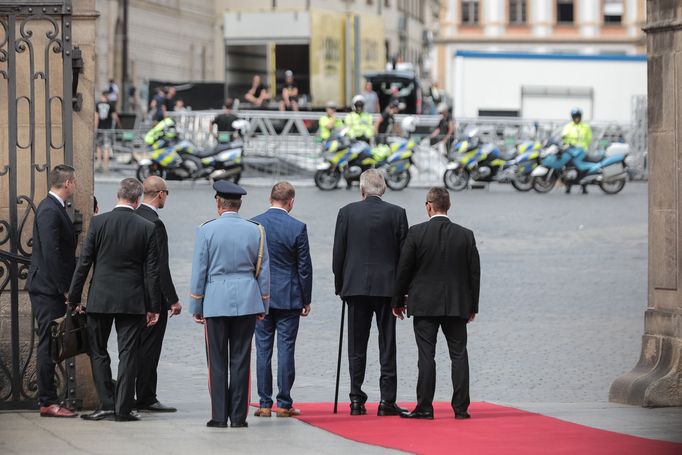 Zuzana Čaputová a Miloš Zeman