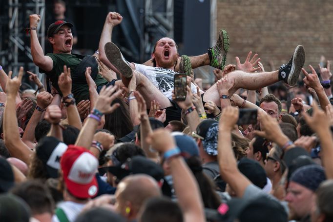 Snímek z letošního ročníku festivalu Brutal Assault.